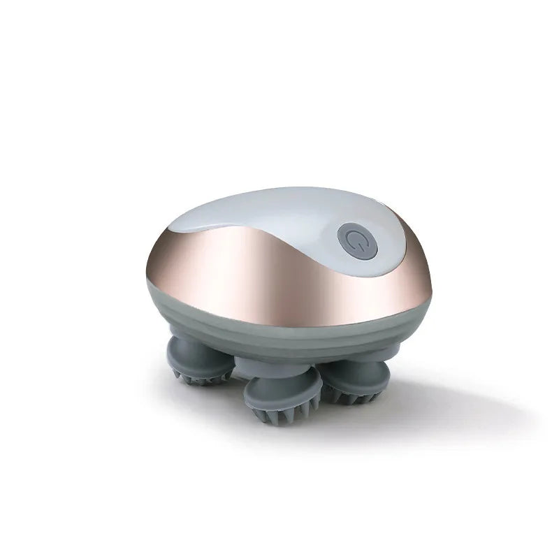 電動頭皮マッサージャー ハンドヘルド スカルプケア 全身対応