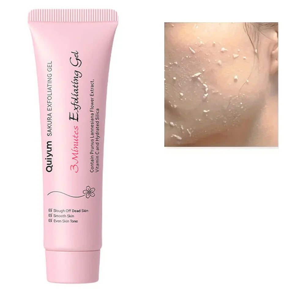 桜エキス配合 ピーリングジェル 顔・ボディ用 角質除去 毛穴ケア 深層クレンジング 保湿