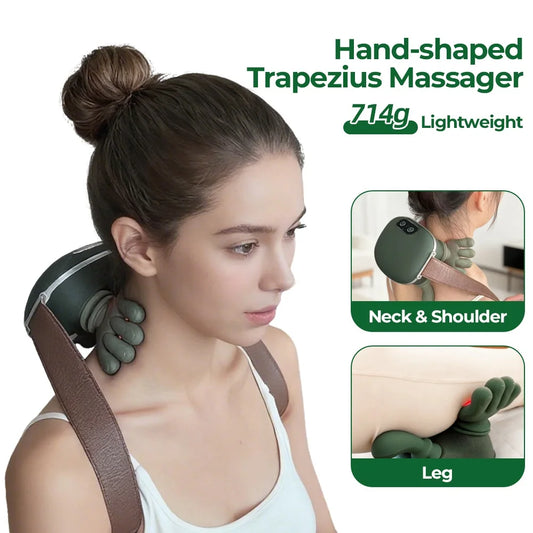 首・肩 電動マッサージャー ワイヤレス